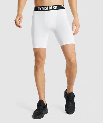 Pantalones Cortos Gymshark Element Baselayer Hombre Blancas | CO 3844JPQ